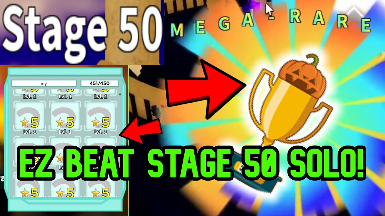 The EASIEST Way to Beat Stage 50 Perona and Get Mystery Key and Halloween Trophy! ASTD Guide