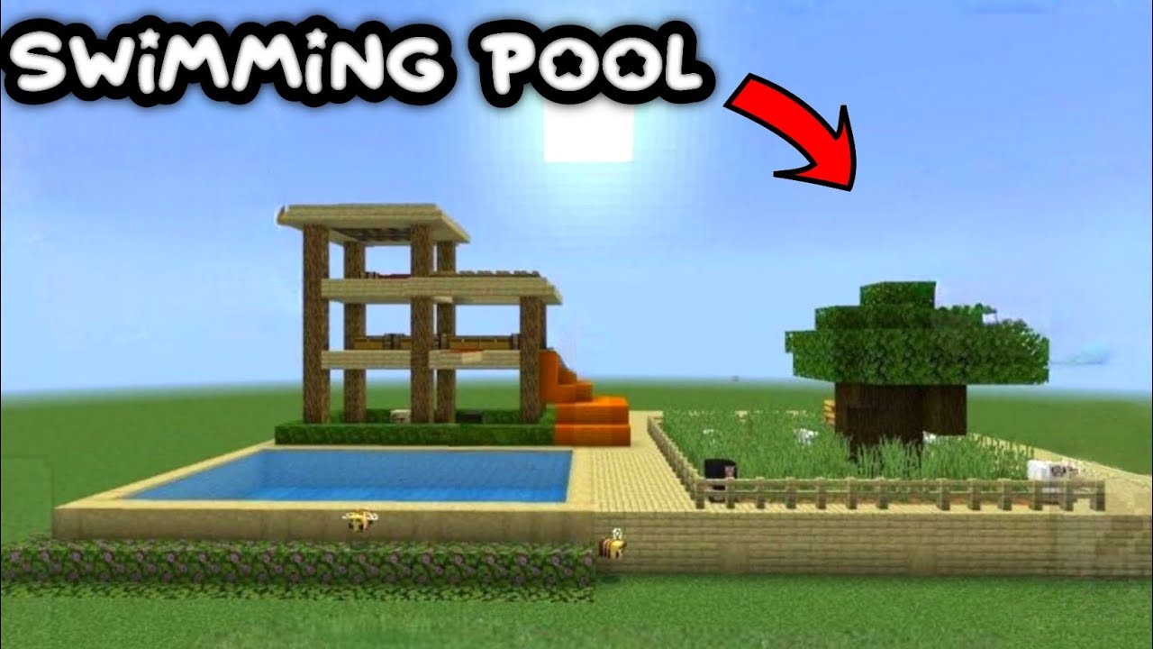 ✔️Minecraft | Easy Pool Design #2 | Tutorial (You Can Build)✔️