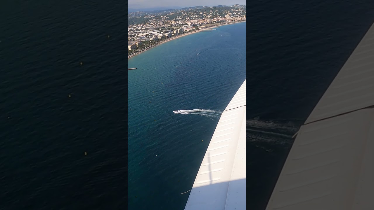 Volo tra le nuvole tornando da Cannes
