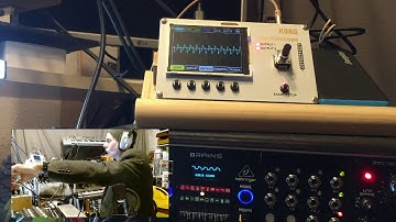 Behringer BRAINS - audio scope (post Firmware update)