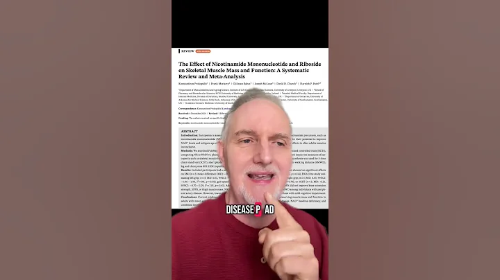 NMN & NR NEW RESEARCH!!! Proof For Older Adults!