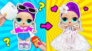 13 НЕВЕРОЯТНО ПРОСТЫХ ЛАЙФХАКА с КУКЛАМИ ЛОЛ Сюрприз! Мультик LOL Surprise toy SCHOOL LIFE HACKS