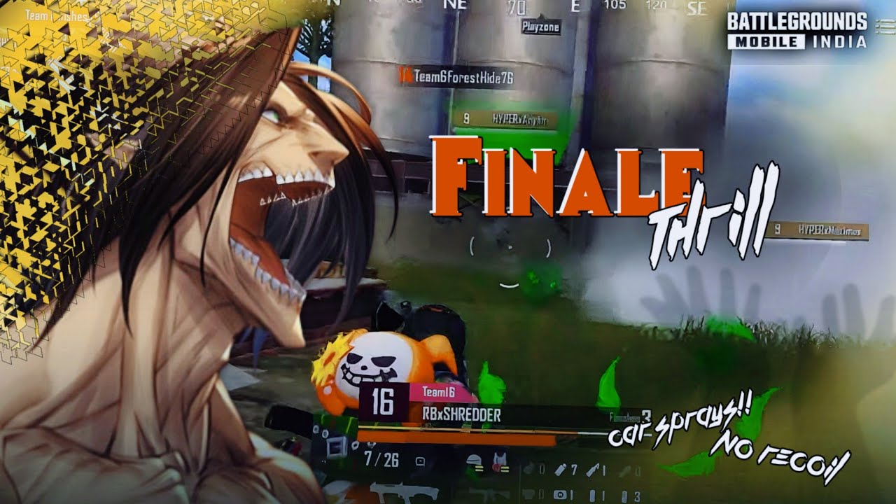 1 V 4 CLUTCH | INTENSE END ZONE SITUATION IN BGMI TOURNAMENT ...