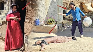 Husband's anger at his wicked first wife's betrayal in the absence of his second wife