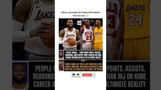 LeBron vs Jordan vs Kobe: The Ultimate Reality Check #shorts #viral#news#nba#nbafans #nbacontroversy