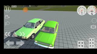 Краш тест Жигули и ваз2109 в simple car simulator