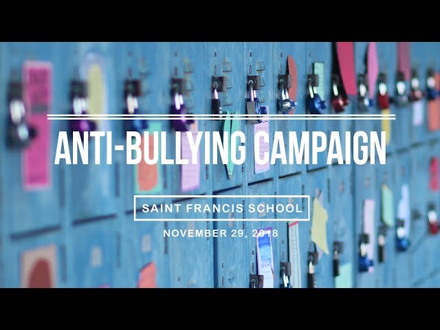 2018 Middle School Anti-Bullying Campaign Highlight Video