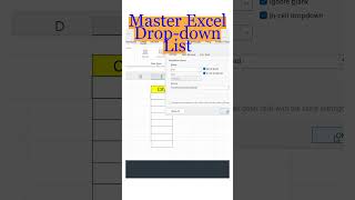 Excel Data Validation Tutorial: How to Create Searchable Drop-down Menus #excel #vlog #viral