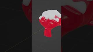 How To Add Real Snow To Your Blender Scene - 3D Tutorial #shorts