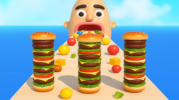 Sandwich Runner - SpeedRun All Levels Gameplay Walkthrough Android,ios New Update Ep22