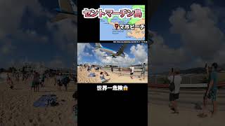 飛行機好き必見！セント・マーチン島がすごい！#shorts #おのだ #セントマーチン島