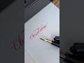 Handlettering Christeena #handlettering #calligraphy #art #trendingshorts