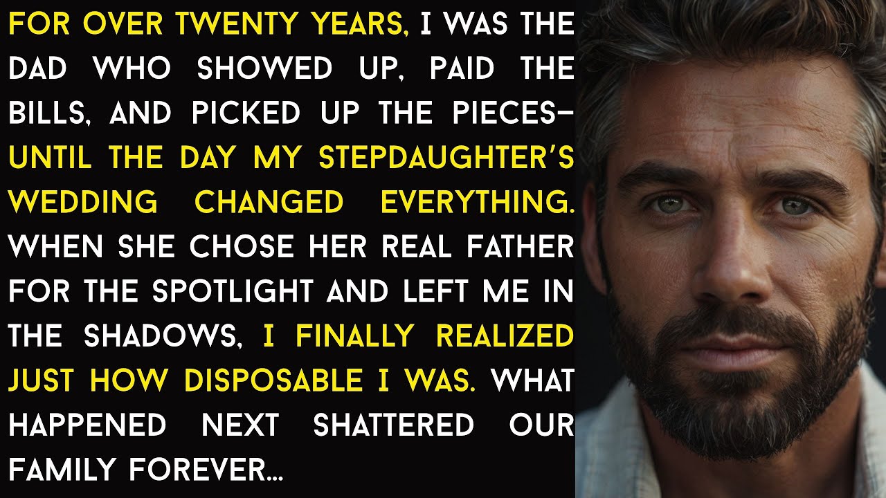I Paid for My Stepdaughter’s Wedding—But She Chose Her Real Dad Over Me