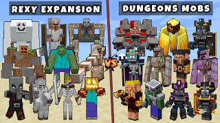 Rexy Expansion vs Minecraft Dungeons - Minecraft Mob Battle