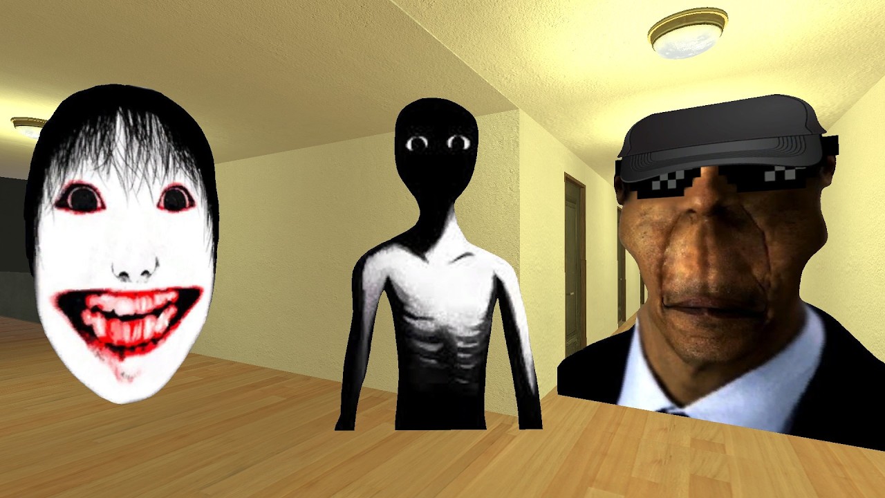 GMOD TOO MUCH NEXTBOTS CHASED ME ALL BOTS IN HOTEL ROOMS #gmod_#nextbots