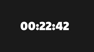 22 Minute 42 Second Timer - (1362/36,000)