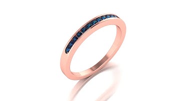 Making of Half Eternity Channel Set Band in Matrix9 #Diamond Eternity Ring in Matrix9