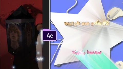 watch me edit #2- vinnie hacker (after effects)