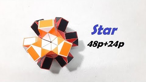 COMBINATION OF 2 SNAKE CUBE (48p+24p) - Star