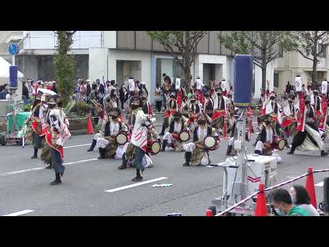 「癸-mizunoto-」安濃津よさこい2022【津中央郵便局前】