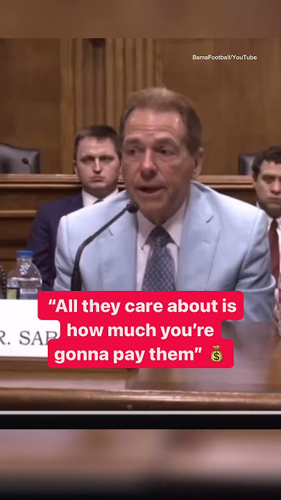 Nick Saban spoke about NIL and the future of college sports 🤔 #shorts