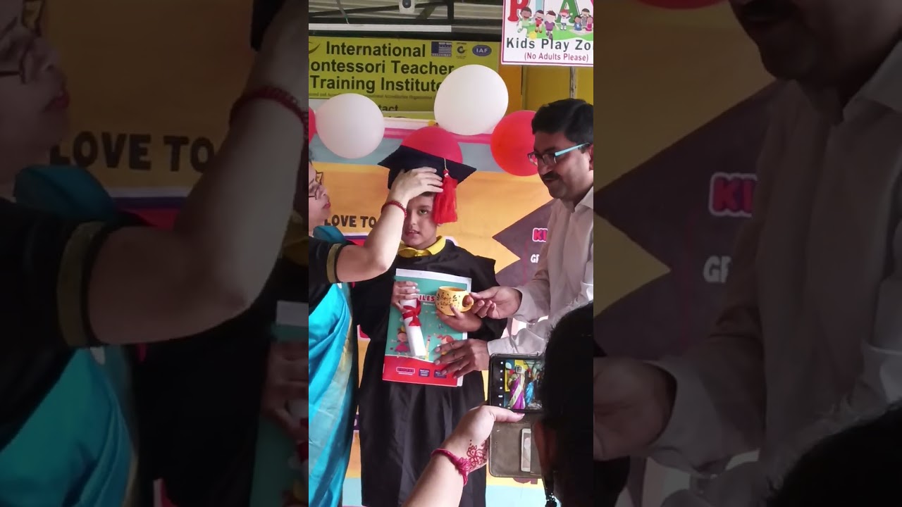 Graduating from Kidzee on 18th March 2023.