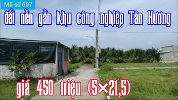 Đất giá rẻ gần khu công nghiệp Tân Hương - MS 607 - Nhà Đất Minh Trung