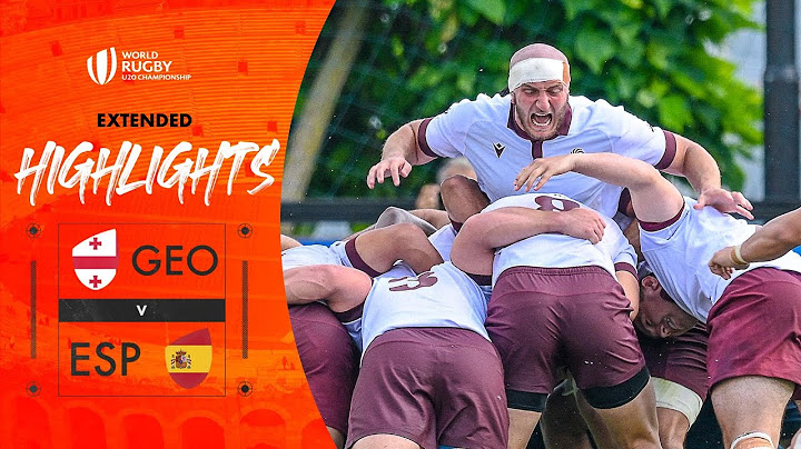 Putting on a SHOW 👏 | Georgia v Spain | World Rugby U20 Championship | Extended Highlights