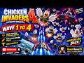 CHICKEN INVADERS 4 WAVE 1 to 4 Crazy Chicken Shooting 