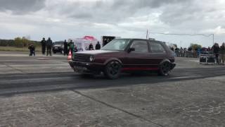 Speedmakers-Vogtland 1200+PS VW Golf Mk2 R33 Turbo Testläufe Turboscheune Test & Tune 29.10.2016