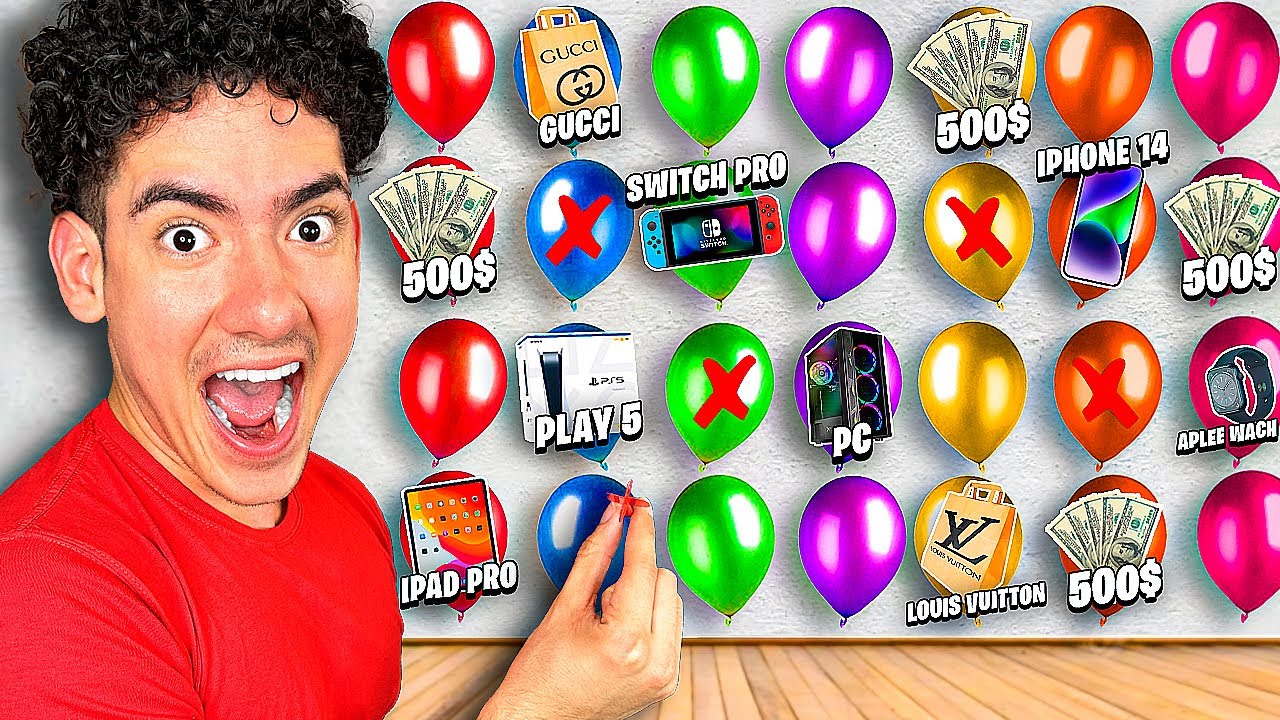 SI EXPLOTAS EL GLOBO TE GANAS $10.000!! *PREMIOS LUJOSOS* | TheDonato