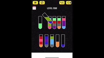 water sort puzzle level 1360