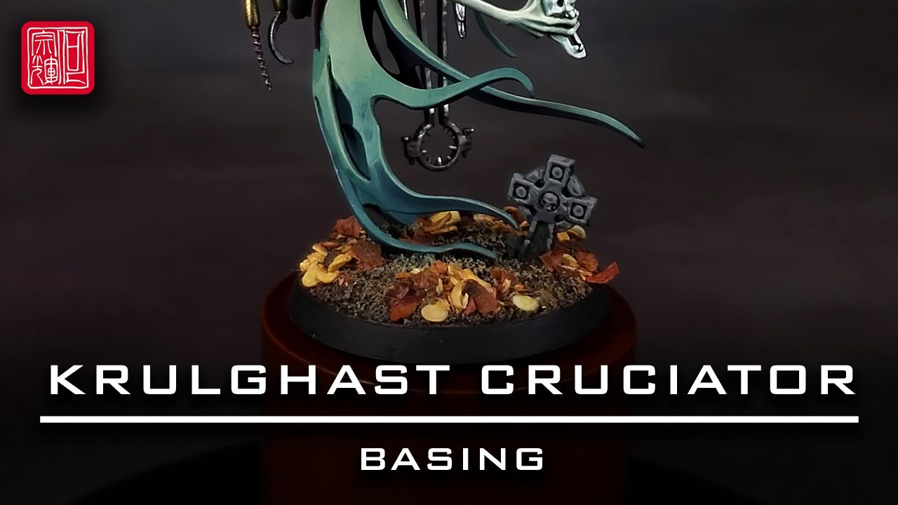HowTo Paint Nighthaunt Krulghast Cruciator Basing Hobby Tutorial