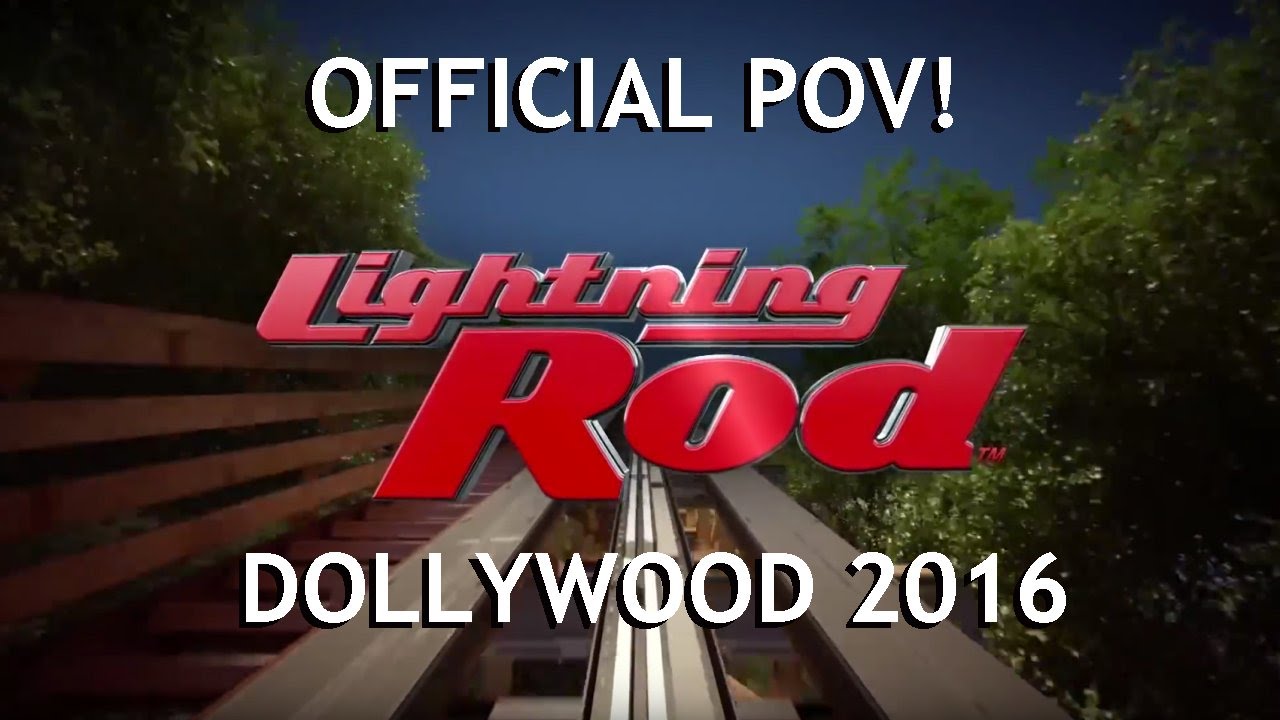 Lightning Rod Official POV Dollywood COMING IN MARCH 2016! NEW RMC Launched Roller Coaster IAAPA rollercoaster bleachers