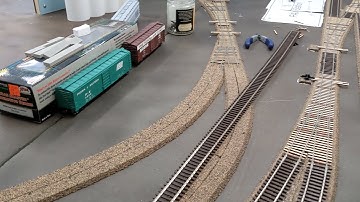 Layout Update 4 Feb. 2022 - Industry Tracks, Turnout Control, and Track Weathering