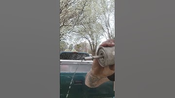 Testing fuel filter for clog, this gas taste horrible. #gas #ford #crownvic #chevy #fuel #mercury