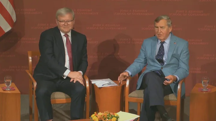Kevin Rudd with Dr Graham Allison at the Harvard Kennedy School JFK Forum - DayDayNews