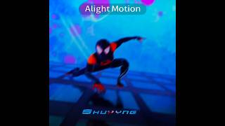 Miles Morales And Spider Punk Shotta Flow 5 Guitar Edit #alightmotionedit #spidermen #edit