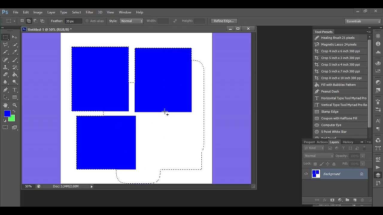 class 1 marquee tool in photoshop all function