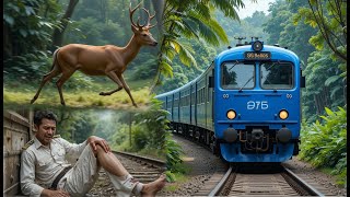 An Innocent Deer Save Life of Train Driver | Heart Touching Story |  #aianimals #animalsrescue