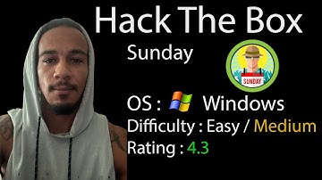 Sunday - Hack The Box