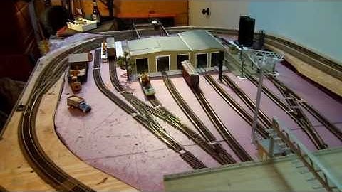 HO Layout Video 15 - UP Facility Track Work Completed!!