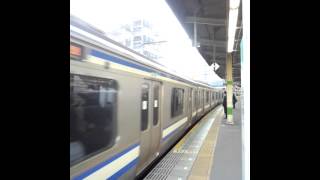 E217系クラY-130編成＋クラY-45編成千葉発車
