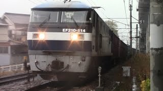 【山陽本線】JR貨物　EF210-114号機牽引　5056レ貨物列車
