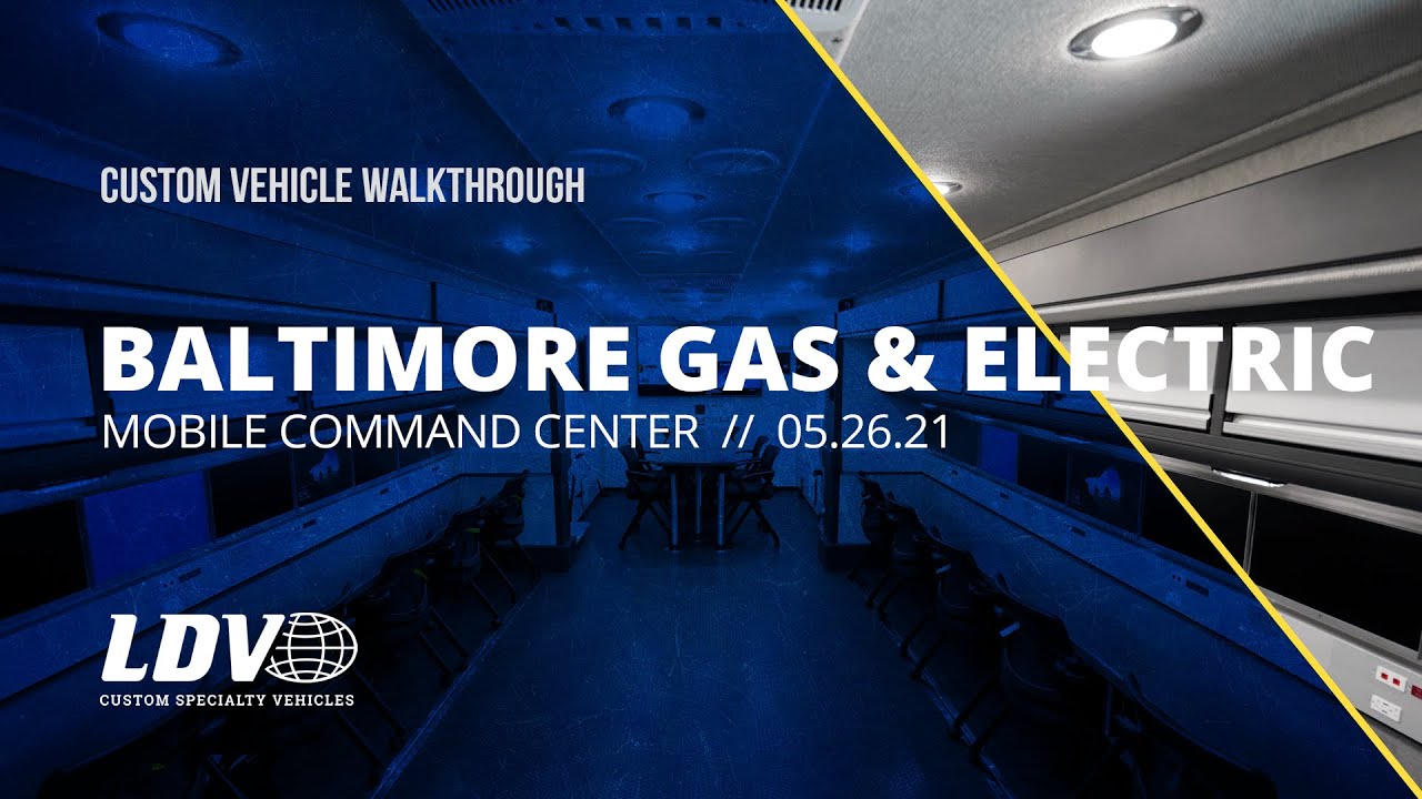 Baltimore Gas & Electric (MD) Mobile Command Center YouTube