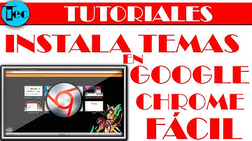 Como instalar temas en google chrome 2016