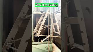 Effectiveness of the Hook-Type Shot Blasting Machine in Cleaning Painted Workpieces