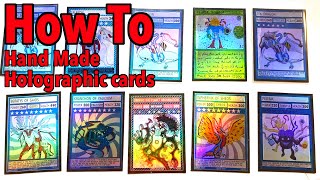 How To Make Your Own Foil/Holographic Trading Cards At Home!