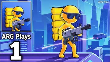 Gun Rush - Shooting Battle Gameplay Walkthrough Part 1