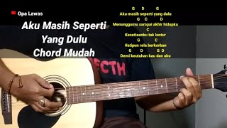 Kunci Gitar Aku Masih Seperti Yang Dulu - Dian Piesesha Chord Gampang